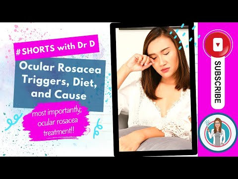 Ocular Rosacea Treatment Triggers Diet and Causes | How do you get rid of ocular rosacea? #shorts