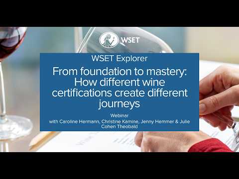 From foundation to mastery: How different wine certifications create different journeys