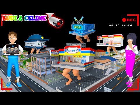 Yuta Mio Panik CCTV Merekam Pasukan ANOMALI Indomaret Alfamart Kantor Polisi Di Kota Sakura 😱