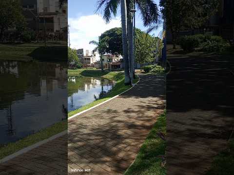 CAMINHADA pela orla da Lagoa Grande | PATOS DE MINAS MG