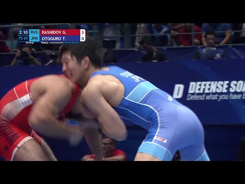 1/8 FS - 65 kg: G. RASHIDOV (RUS) v. T. OTOGURO (JPN)
