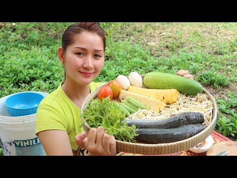 Yummy Fish With Vegetable Sour Soup Recipe - Fish Sour Soup With Vegetable - Cooking With Sros Video