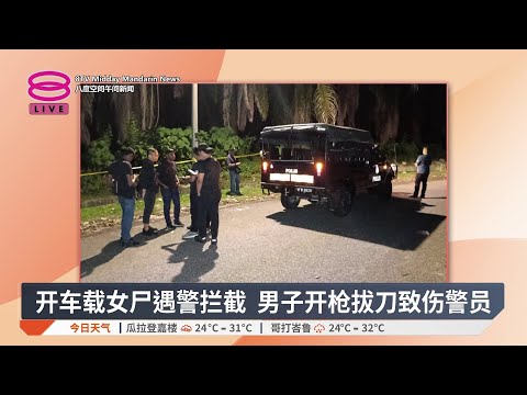 开车载女尸遇警拦截 男子开枪拔刀致伤警员【2025.09.07 八度空间午间新闻】