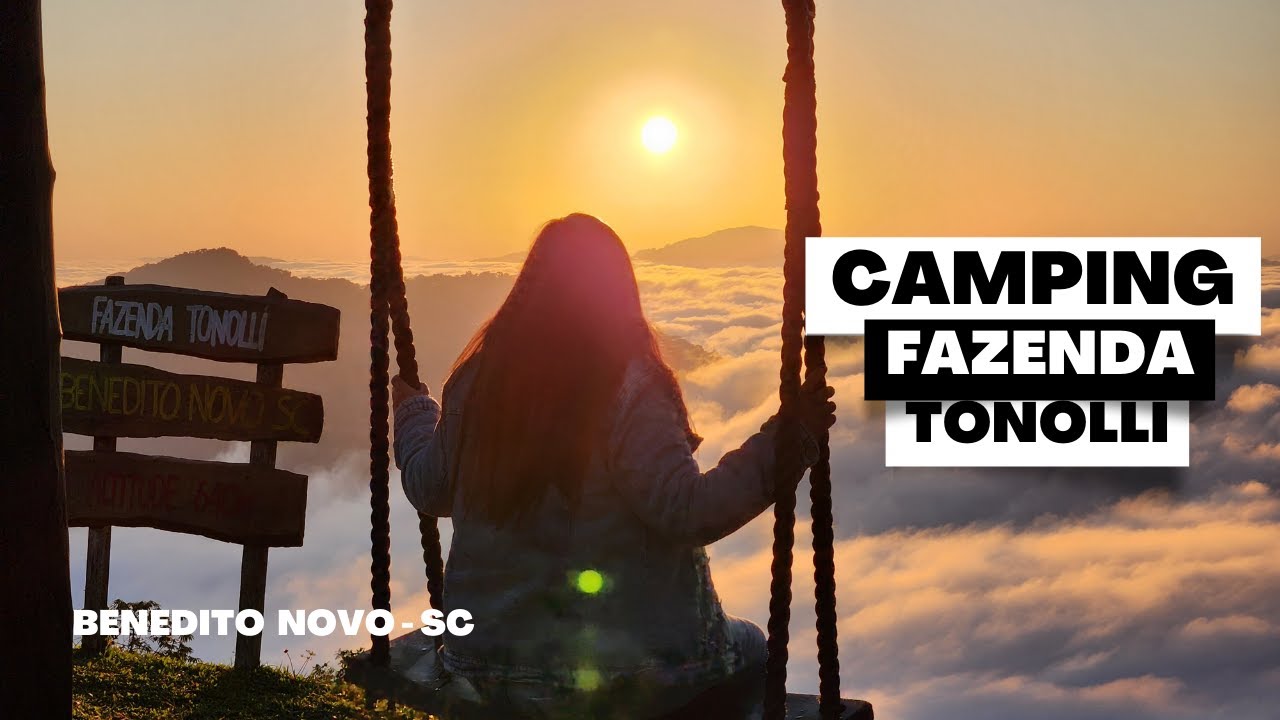 Mar de nuvens Camping Fazenda Tonolli | Benedito Novo-SC