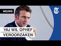 Rel om pest-uitspraak Macron: ‘Hij deed dit expres’