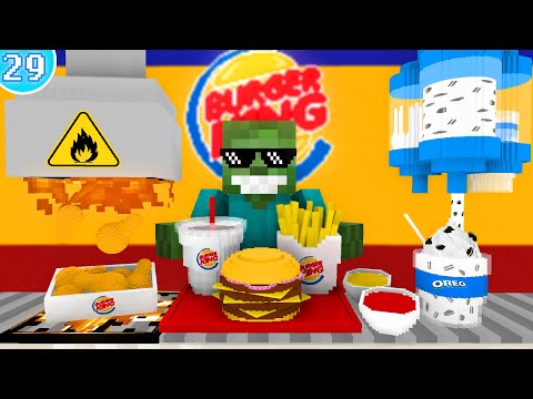 🍔 Work At Fast Food Place 2️⃣ - Minecraft Animation