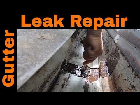How to repair Gutter Leaks under 5 minutes permanently