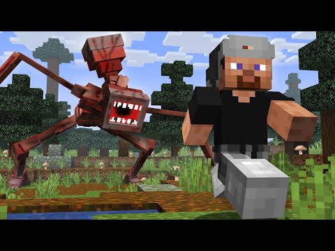 Sobreviví al Bosque De Siren Head En Minecraft