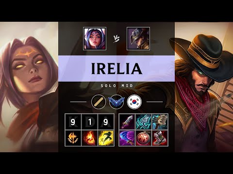 Irelia Mid vs Twisted Fate: Godlike - KR Diamond Patch 25.S1.1