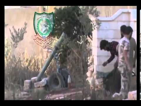 استهداف تجمعات قوات النظام في حي الراشدين في حلب بواسطة مدفع هاون من قبل لواء درع ادلب