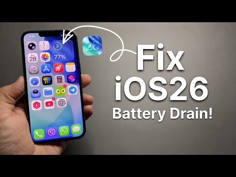 Fix Battery Drain in iOS26!