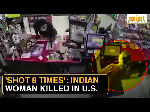 Watch: Indian Woman Chased, Shot To Death By Masked Robber Outside Her Store In South Carolina