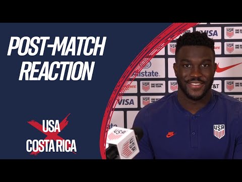 POST-MATCH REACTION: Daryl Dike | USMNT vs. COSTA RICA | 06-09-21