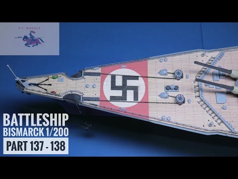 Hachette  -  Build  The  Battleship  Bismarck  1/200  (  Part  137  -  138  )