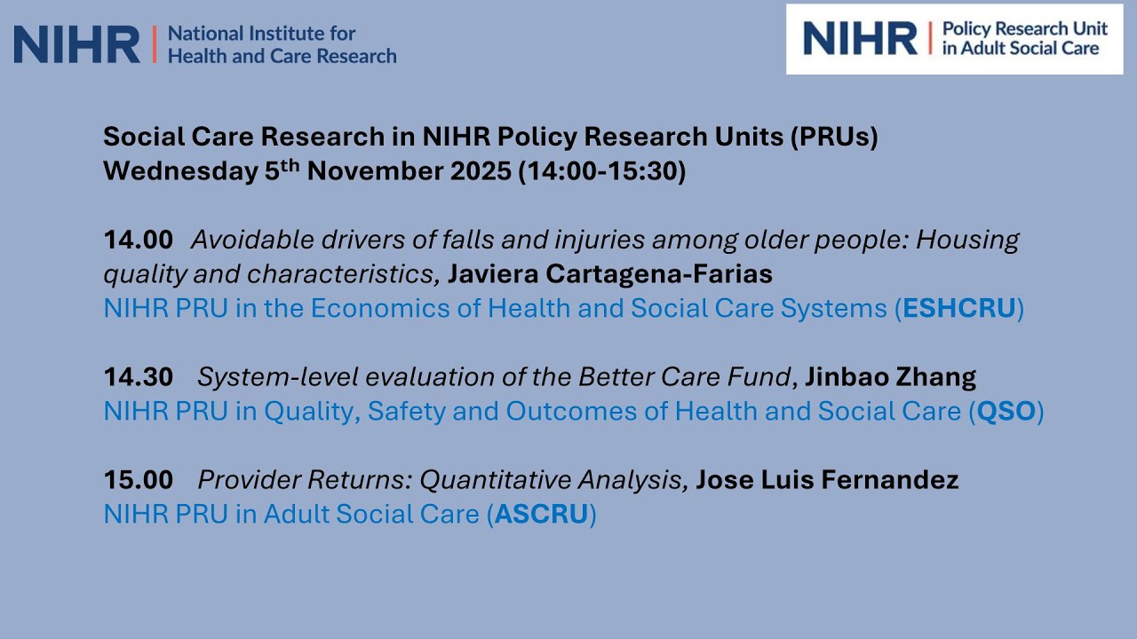 System level evaluation of better care fund