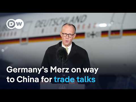 How tough can Merz be when more than a milion German jobs depend on exports to China? | DW News