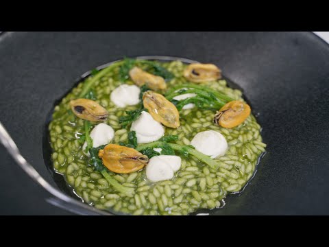 Risotto cavolo fiolaro, cozze, mascarpone e limone | Ticino Gourmet Tour | RSI Food