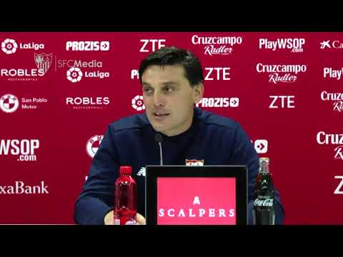 Rueda de prensa Montella previa al encuentro Sevilla - Getafe. 27/01/18. Sevilla FC