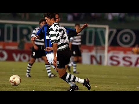 17 Years Old C. Ronaldo vs Inter Milan (Debut For Sporting Lisbon) 14/08/2002 - TC7