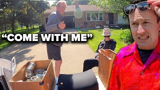 Going into Stranger's Basement at a Garage Sale