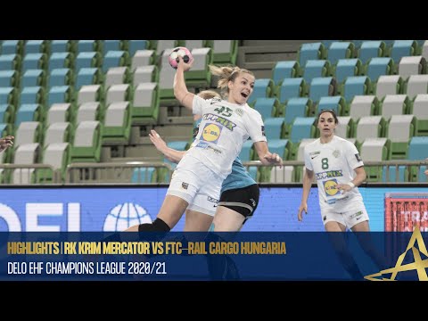 HIGHLIGHTS | RK Krim Mercator vs FTC-Rail Cargo | Round 9 | DELO EHF Champions League 2020/21