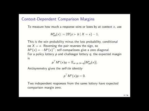Mathematical Foundations of AI Alignment, Lecture 10 (Groupwise Welfare Distortion)