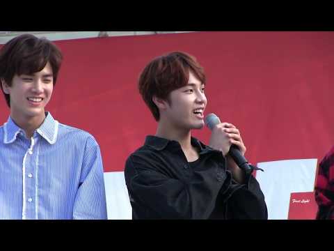 170909 더보이즈 THE BOYZ 남양주 꽃미남분식집 이벤트 전원 마지막 인사