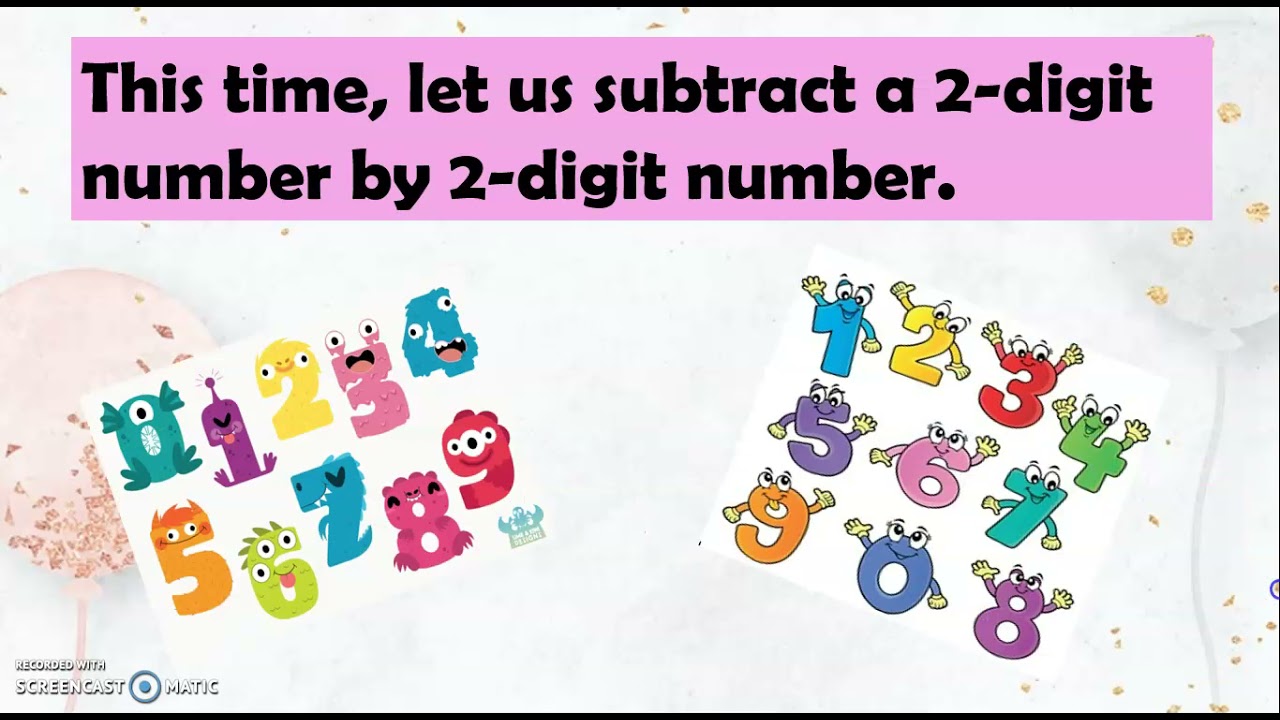 Subtraction of 2-digit by 1-digit and 2-digit Numbers without Regrouping