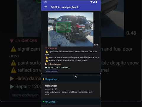 FairMoto — Car Damage Scanner video thumbnail