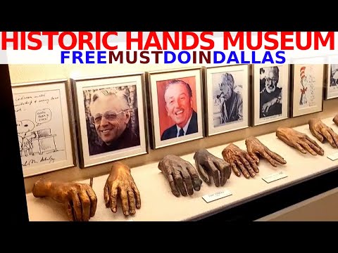 Historic Hands at Baylor Medical School Hand Museum of hand casts Free Must do see Dallas