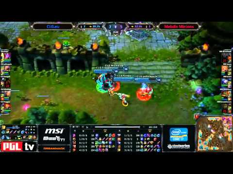 DreamHack Summer 2012 - LoL - Group B - CLG.eu vs. Mebdi's Minions Part 2