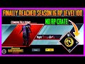 FINALLY REACHED SEASON 16 RP LEVEL 100 | COLLECTING METRO BATCH | TYSON NOOB GAMER