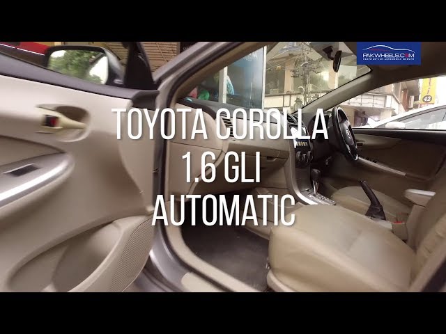 Toyota Corolla Gli 1.6 Automatic 2012 - Owner's Review