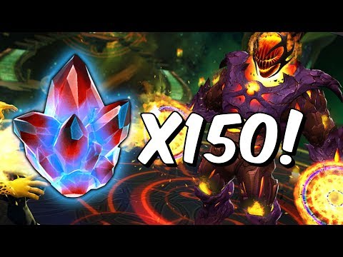 150x Alliance Quest Map 5 & 6 Crystal Opening - Marvel Contest Of Champions