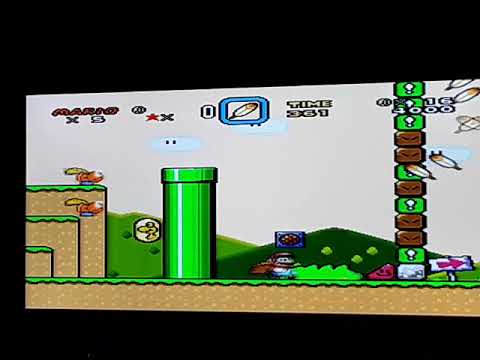super mario world donut plains 1 normal exit no checkpoint 351