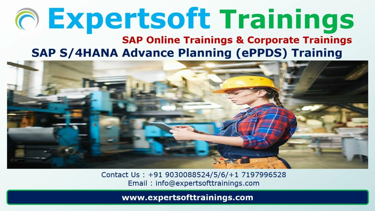 SAP S/4HANA ePPDS Training  | SAP S4HANA Advance Planning Training