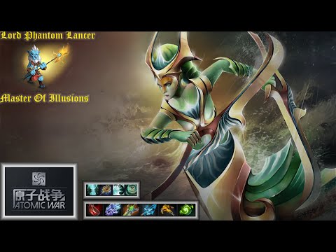 Dota2 Atomic war - Naga + Phantom Lancer Master Of illusions