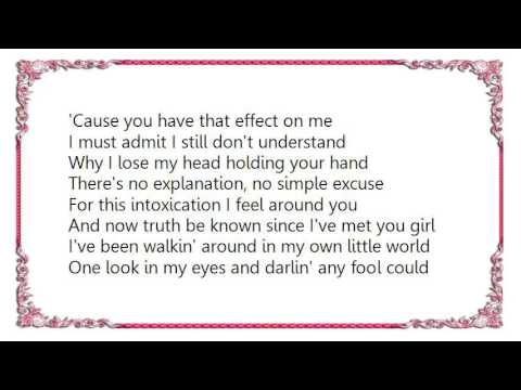 You've That Effect On Me cover