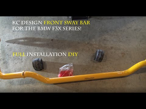 KC Design front sway bar DIY for the BMW F3X series!