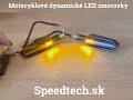 LED dynamické smerovky - s DRL svetlami univerzálne pre motocykle (100x29x26mm) - Video Youtube