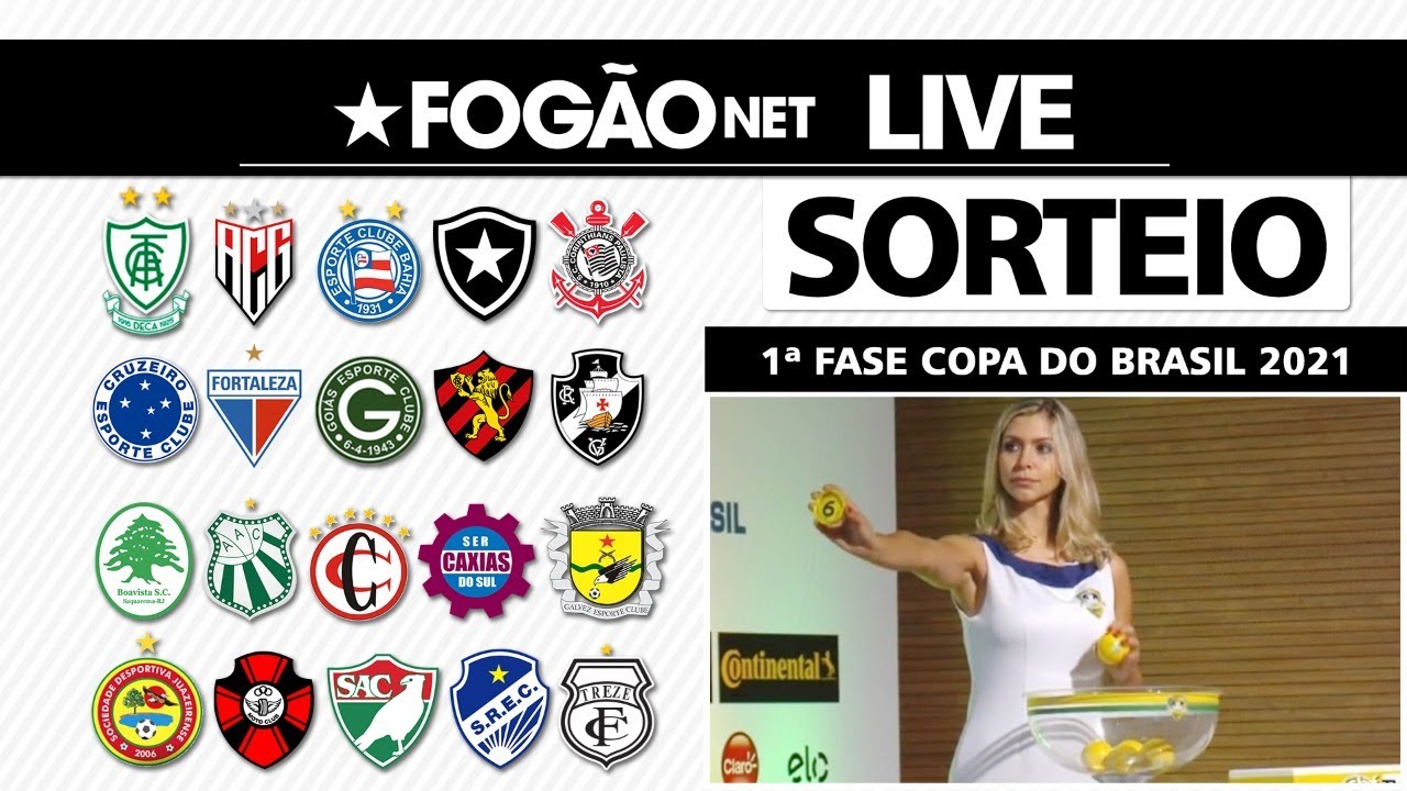 AO VIVO! FogãoNET comenta sorteio da 1ª fase da Copa do Brasil-2021 e analisa adversário do Botafogo