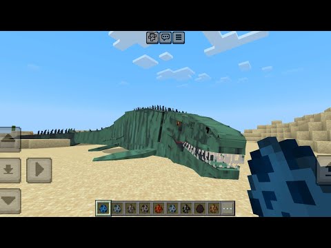 Dinosaurs Jurrasic World Saga ADDON in Minecraft PE
