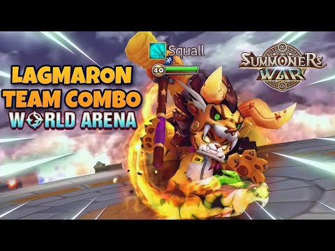 Lagmaron Team Combo in World Arena Ep. 3 - Summoners War