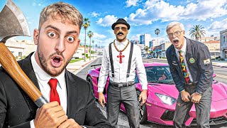Έκλεψα το Αμάξι του Μαφιόζου και το Έβαψα ΡΟΖ! | GTA RP