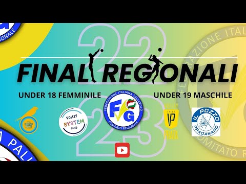FINALE REGIONALE UNDER 19 MASCHILE 7 MAGGIO 2023