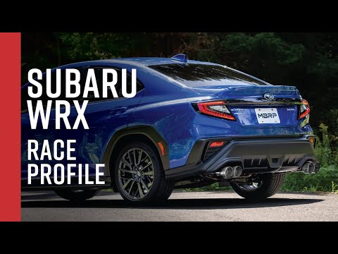 2022+ SUBARU WRX // MBRP 3\" Cat-Back, Race Profile, Quad Rear Exit Exhaust