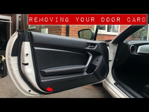 Subaru BRZ FRS GT86 Removing your door cards