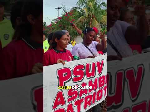 En tinaco, el pueblo cojedeño salió las calles para decirle a Estados Unidos que no quiere Guerra