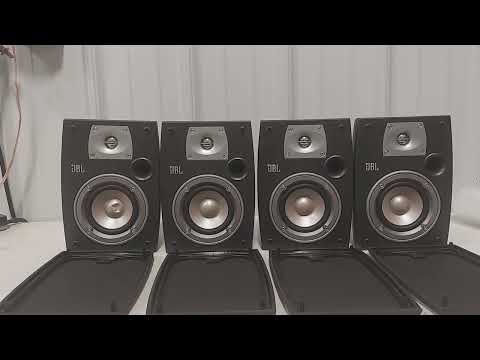 JBL Northridge Series N24 Speakers Set of 4 Home Theater Surround Sound Audio
