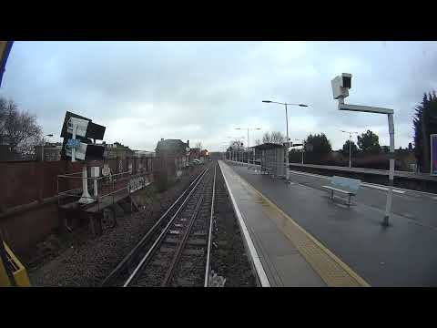 Cab Ride London Victoria to Epsom + Epsom Sidings car class 455 Train Drivers eye View Southern